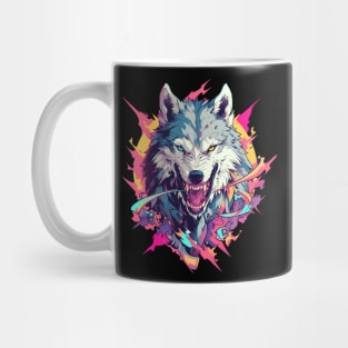 wolf face Mug